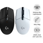 Chuột Gaming Không Dây Logitech G304 LIGHTSPEED – Cảm Biến HERO, Độ Trễ Thấp, Pin Lâu 250 Giờ <span class="label-new">Mẫu mới</span>