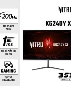 Màn hình Gaming Siêu Tốc Độ Acer Nitro KG240Y X1 (23.8 inch/FHD/IPS/200Hz/1ms)