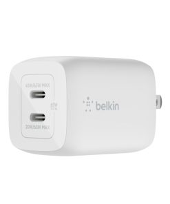 Adapter sạc nhanh 2 cổng Belkin 65W USB-C GaN (BoostCharge Pro)
