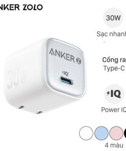 Adapter Sạc Type-C IQ3 GaN 30W Anker Zolo A2698