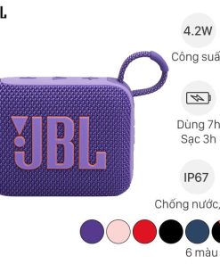 JBL Go 4 – Loa Bluetooth ultra-portable, kháng nước/bụi IP67