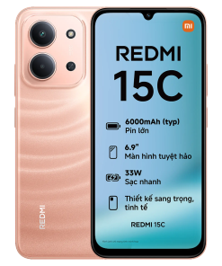 Xiaomi Redmi 15C 4GB 128GB NFC – Màn hình 6.9″ 120Hz, Pin 6000mAh, Camera 50MP