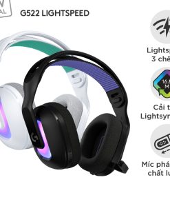 Tai Nghe Logitech G522 LIGHTSPEED – Kết Nối Không Dây, Âm Thanh Chuẩn Gaming, Pin Lâu Tới 90 Giờ