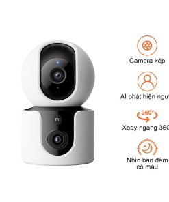 Camera IP Xiaomi C300 Dual 3MP – Giám sát 360°, 2K HD, xoay quay thông minh