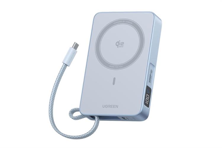 Pin sạc dự phòng UGREEN PB773 Magnetic Qi2.2 Type-C PD 30W – Sạc không dây nhanh, nhỏ gọn và tiện dụng - Ảnh 2
